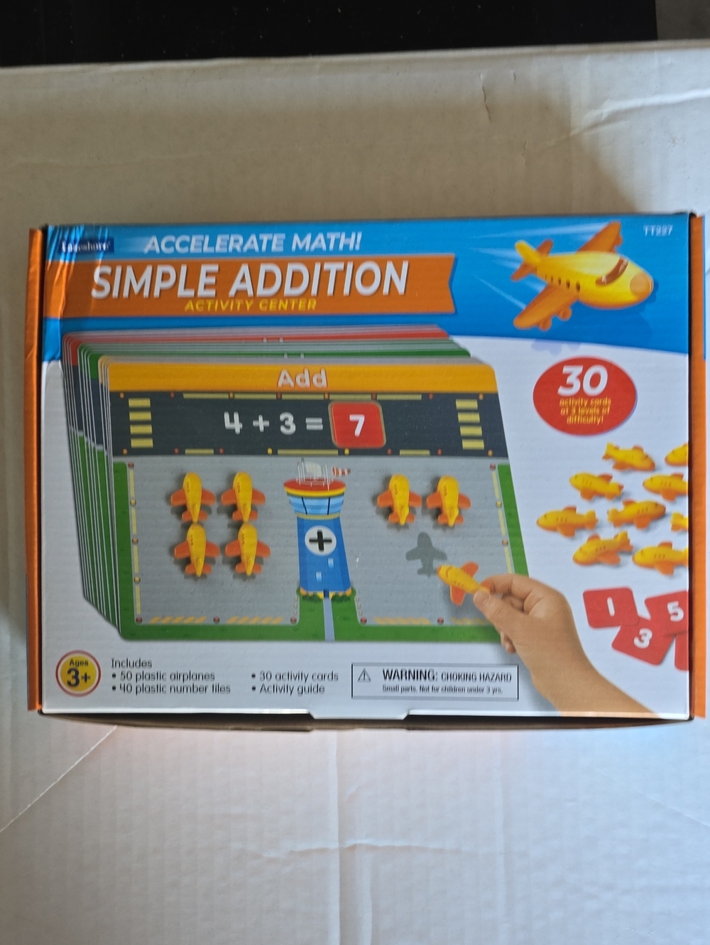Simple Addition Activity Center Learning Toy - Yellow